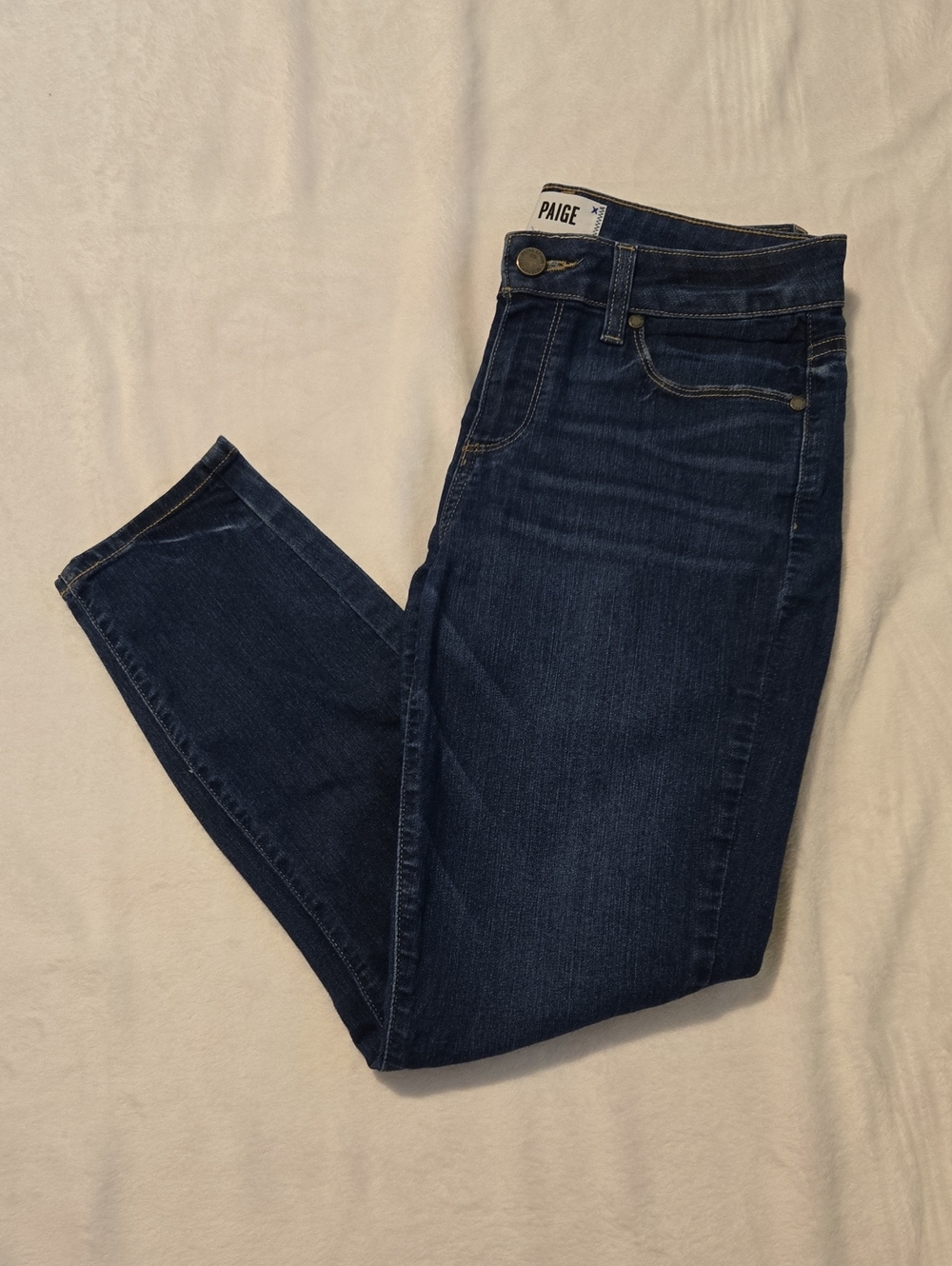 PAIGE Women's Dark Indigo Skinny Jeans